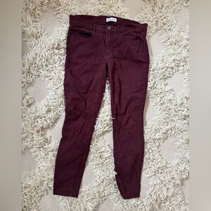 5/$35 FLASH SALE - LOFT Maroon Women's Jeans